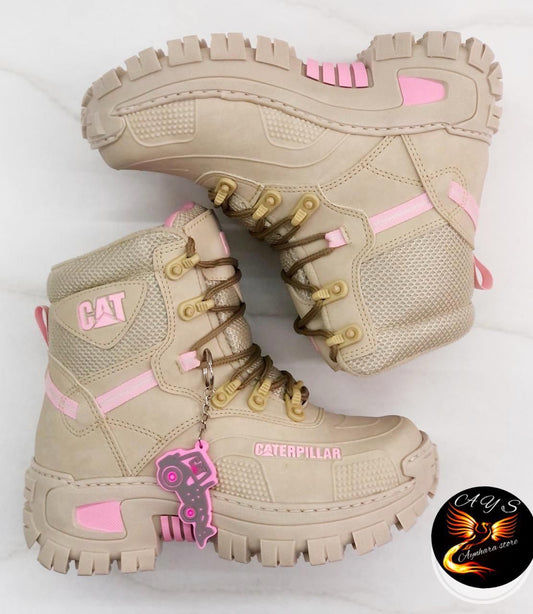 “Botas CAT - de Trabajo - para mujer | Seguridad y Comodidad Todo el Día”