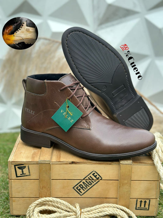 Bota de Cuero para Hombre – Elegancia y Durabilidad | calzado aynharastore