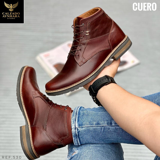 Botas de Vestir en Cuero para Hombre | Confort, Estilo y Resistencia