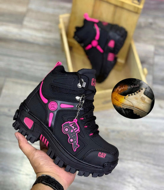 “Botas - CAT - de Trabajo - para dama | Seguridad y Comodidad Todo el Día”