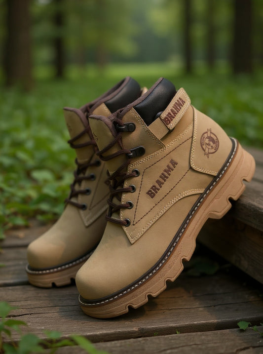 “Botas de trabajo  Brahama para Hombre | Cuero resistente, alta durabilidad y confort todo terreno” - calzado aynharastore